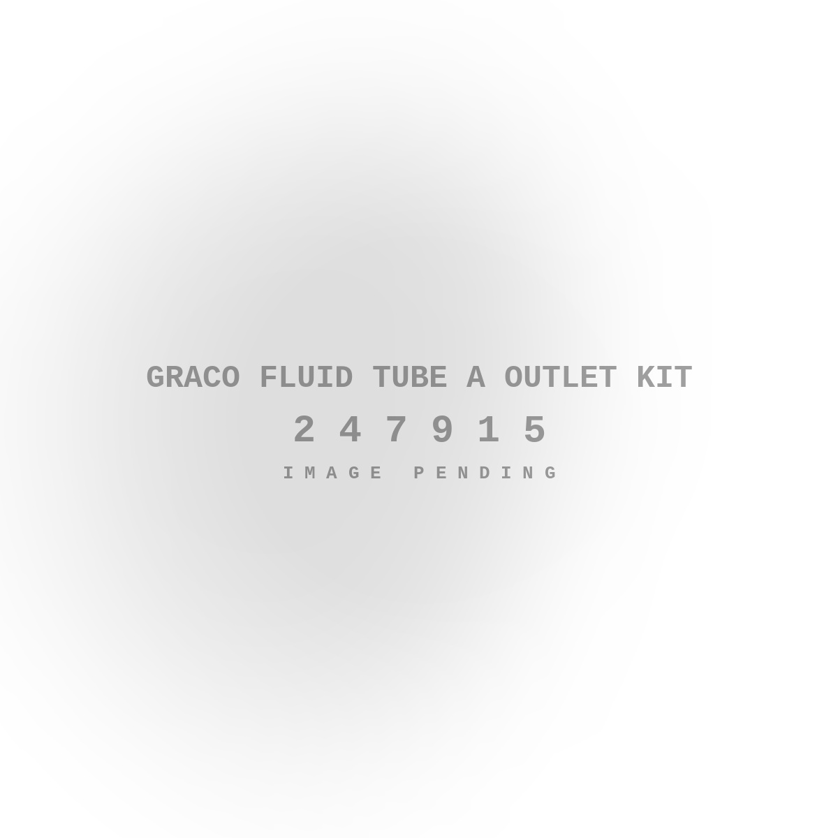 Graco Fluid Tube A Outlet Kit