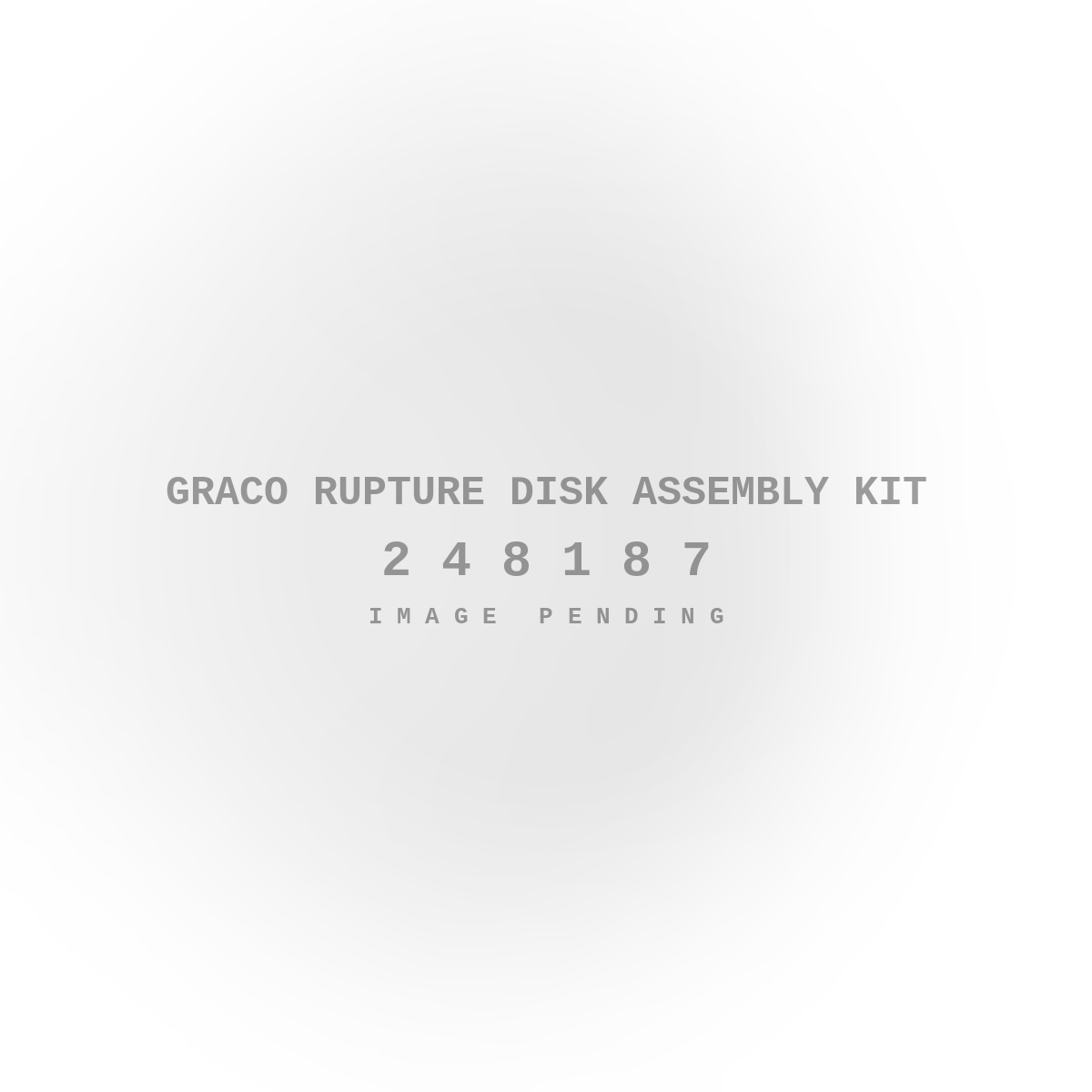 Graco Rupture Disk Assembly Kit