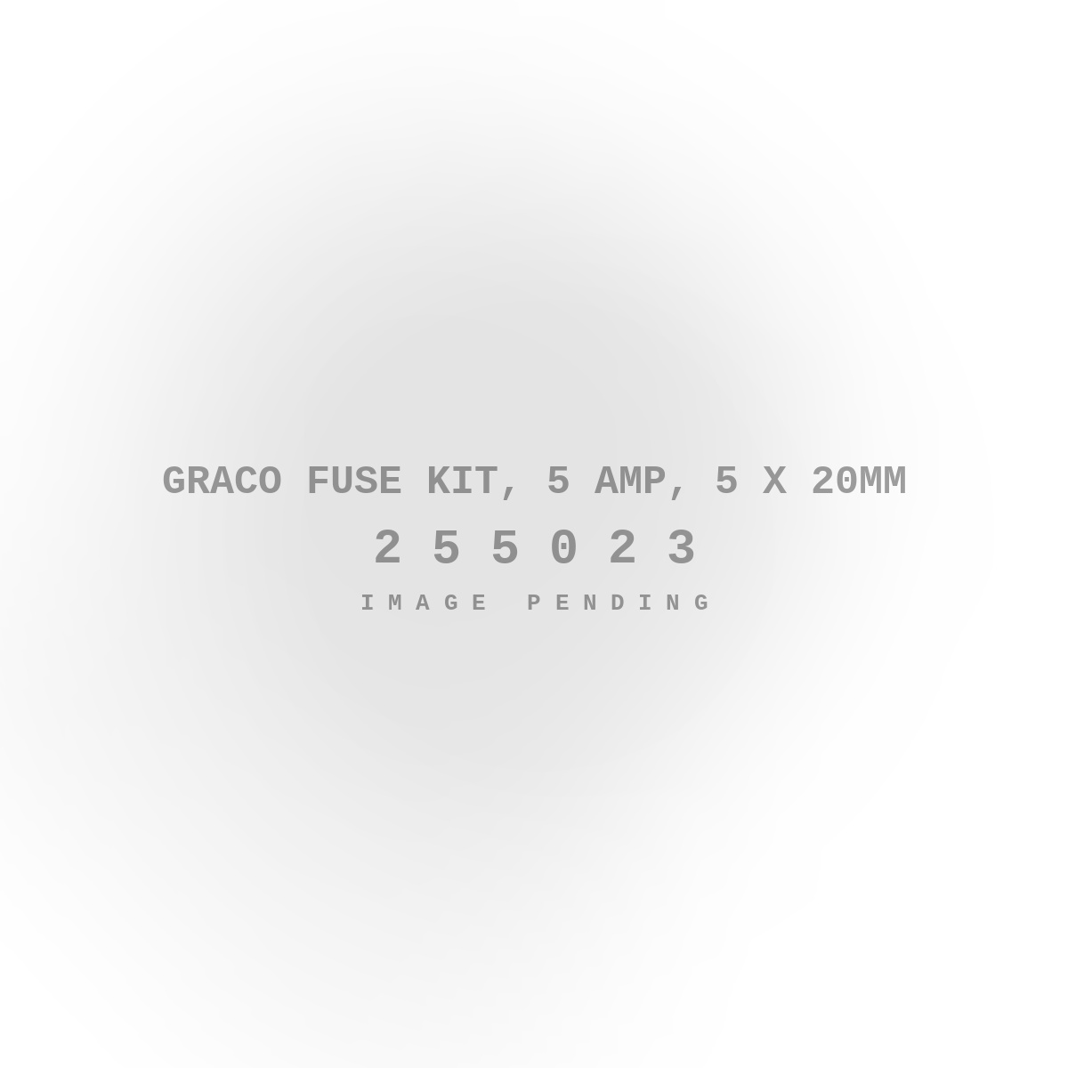 Graco Fuse Kit, 5 Amp, 5 X 20MM
