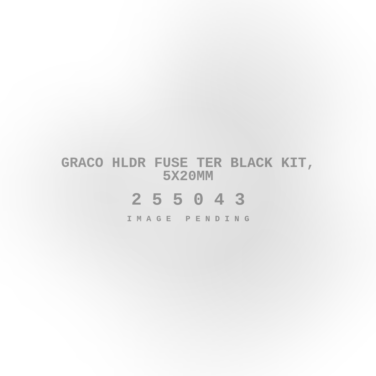 Graco Hldr Fuse Ter Black Kit, 5X20MM