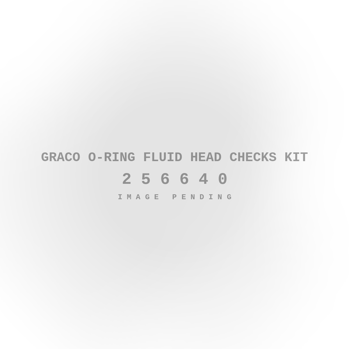 Graco O-Ring Fluid Head Checks Kit
