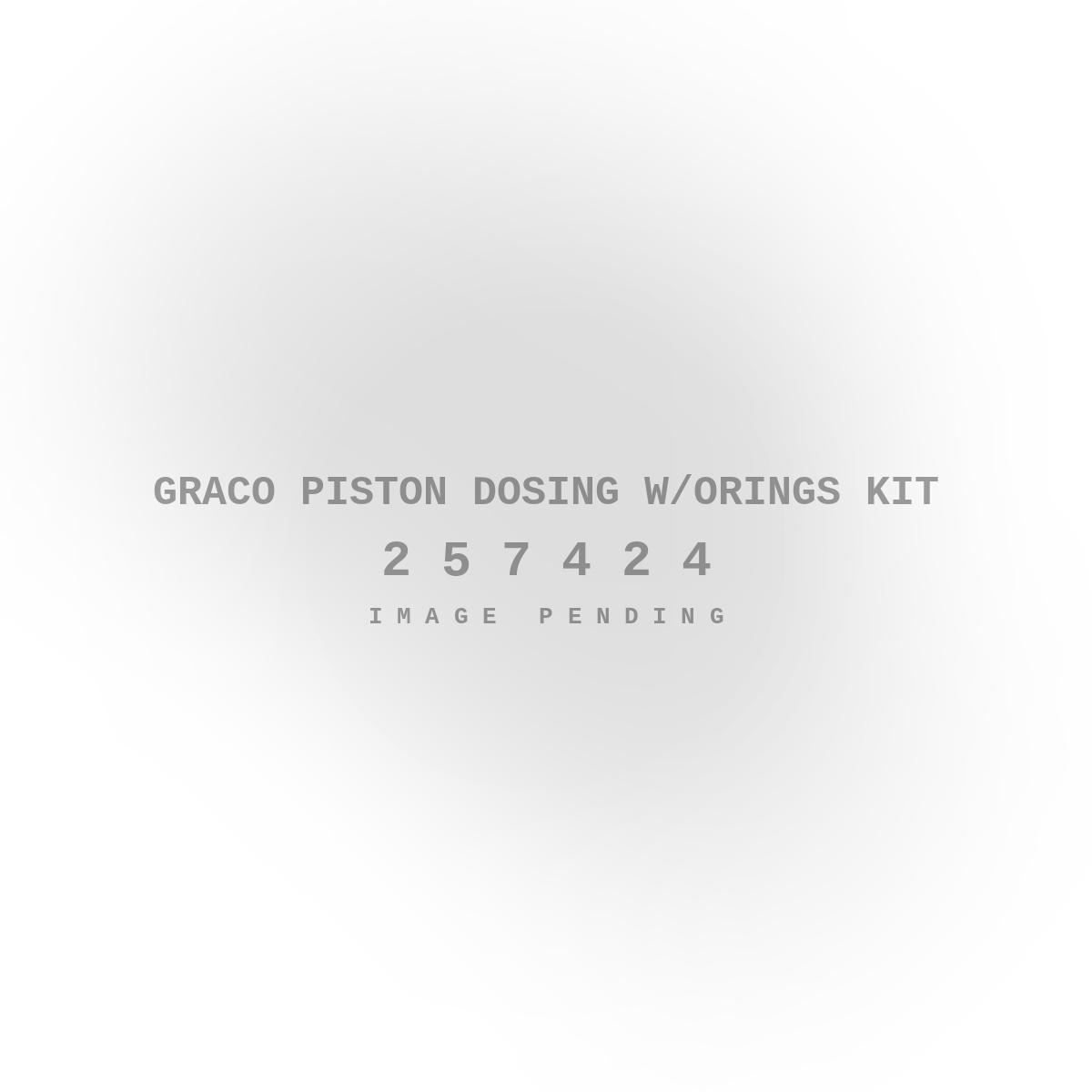 Graco Piston Dosing W/orings Kit