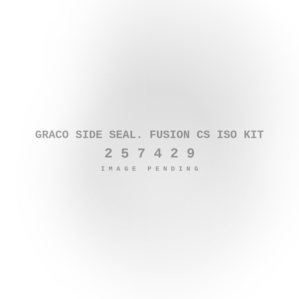 Graco Side Seal. Fusion CS ISO Kit