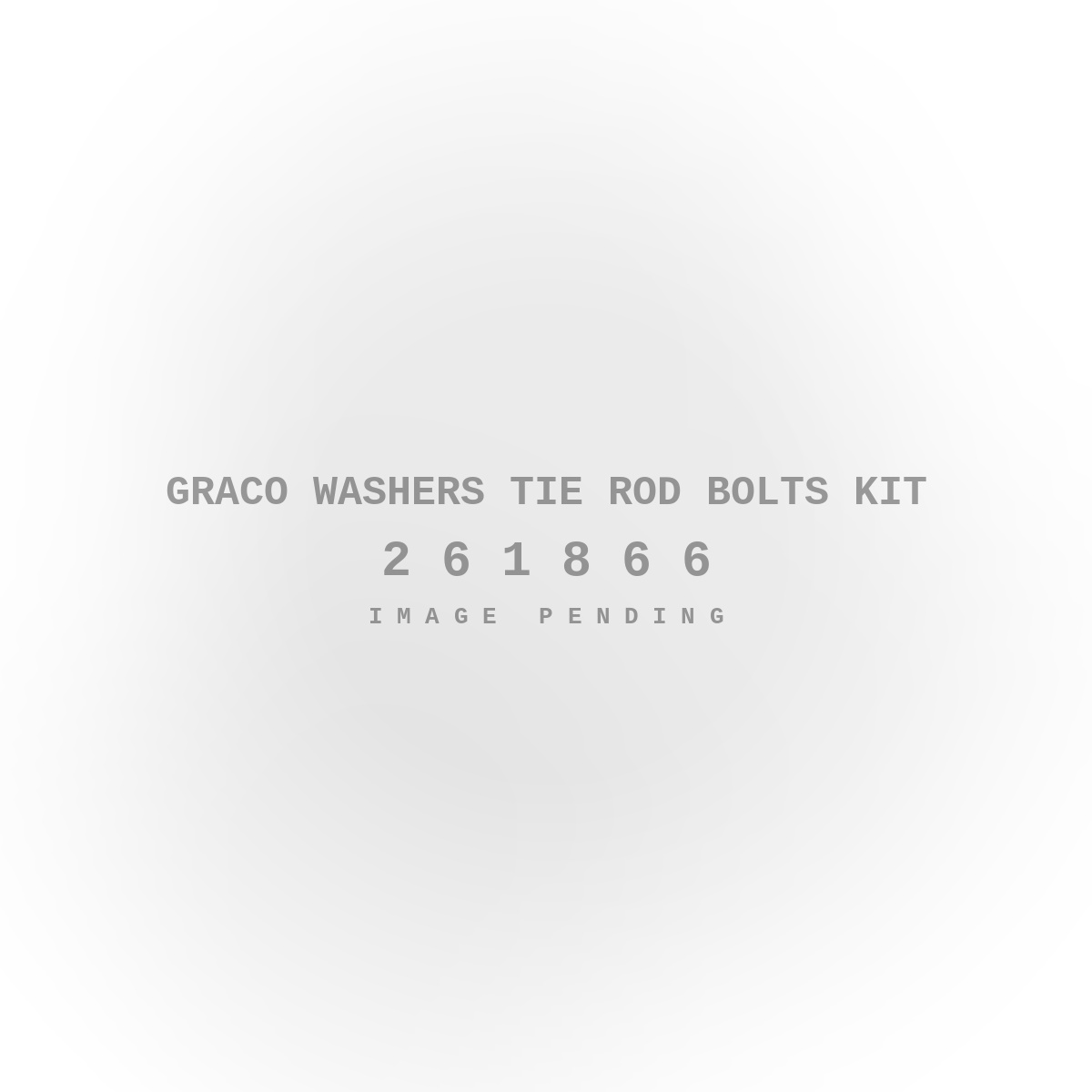 Graco Washers Tie Rod Bolts Kit
