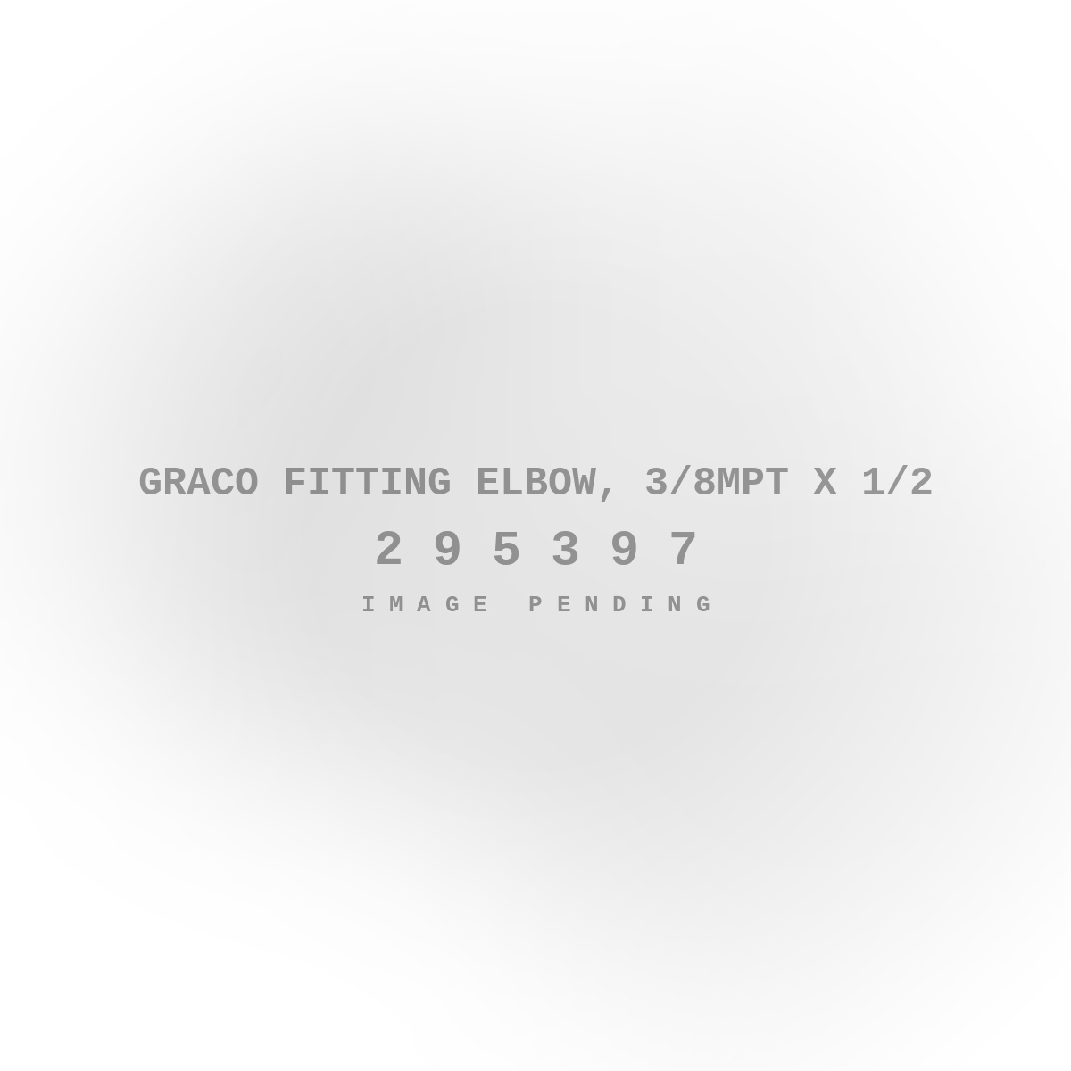 Graco Fitting Elbow, 3/8MPT X 1/2