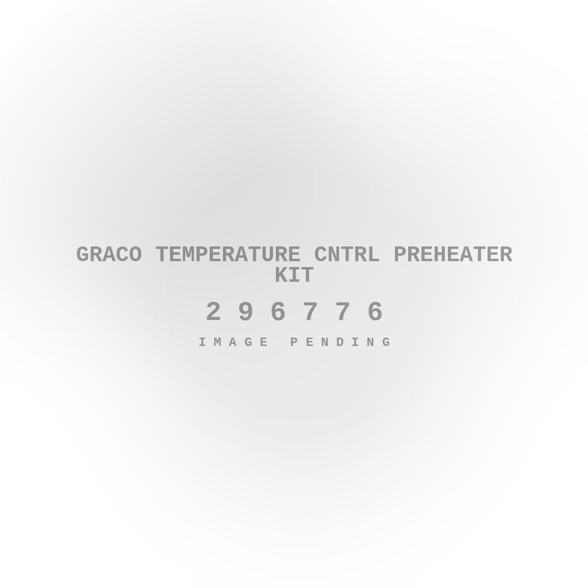 Graco Temperature Cntrl Preheater Kit