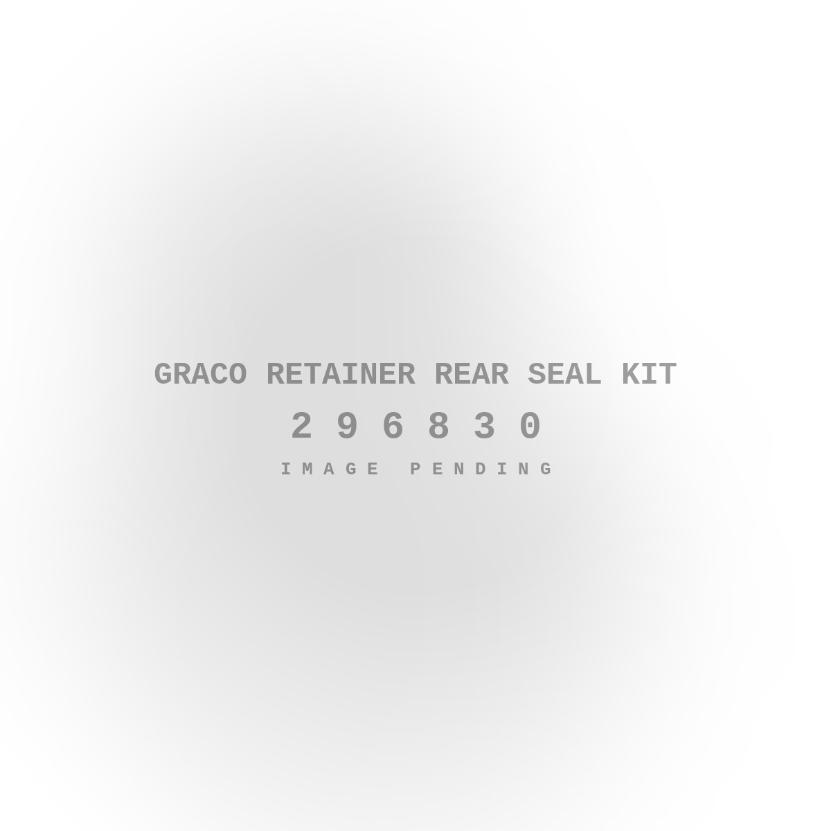 Graco Retainer Rear Seal Kit
