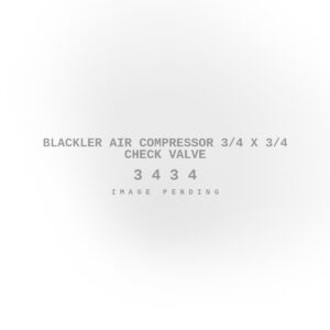 Blackler Air Compressor 3/4 X 3/4 Check Valve
