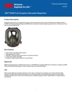 3M 6000 Full Facepiece Reusable Respirator