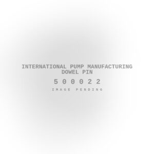 International Pump Manufacturing Dowel Pin