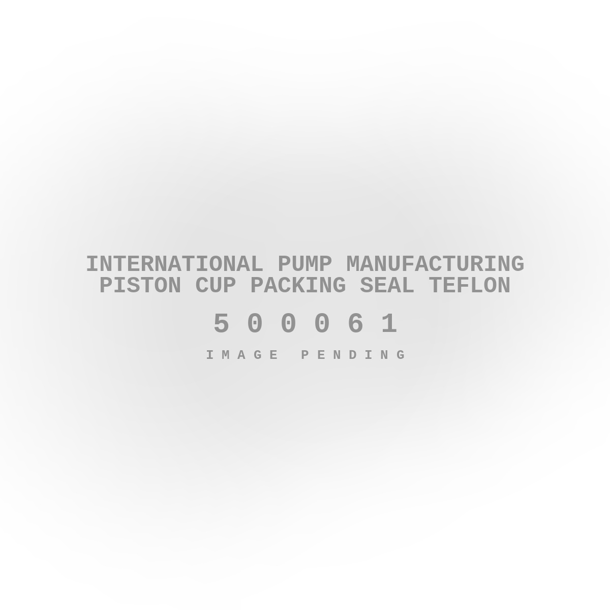 International Pump Manufacturing Piston Cup Packing Seal Teflon