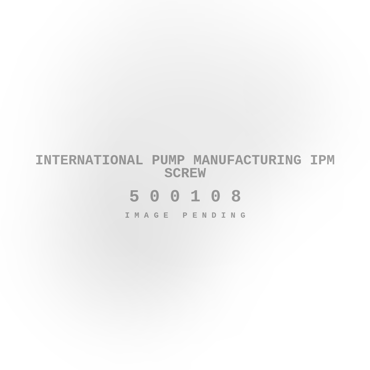 International Pump Manufacturing IPM Screw