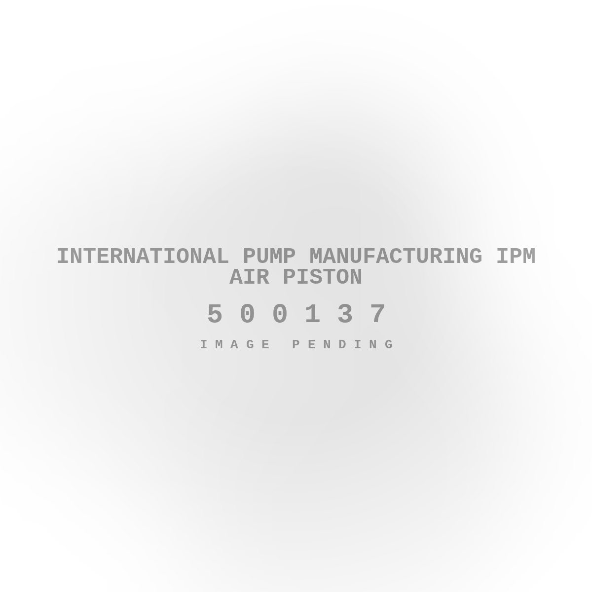 International Pump Manufacturing IPM Air Piston