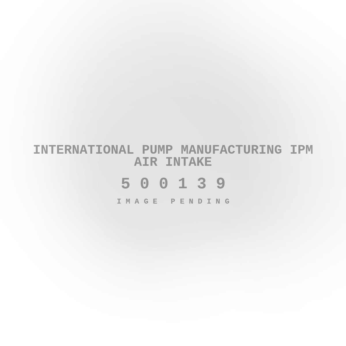 International Pump Manufacturing IPM Air Intake