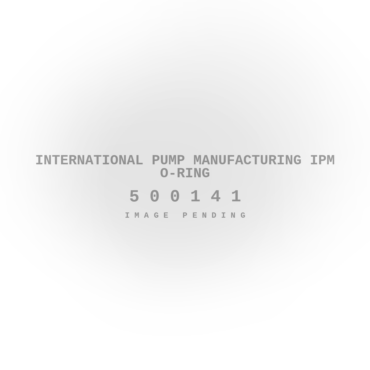 International Pump Manufacturing IPM O-Ring