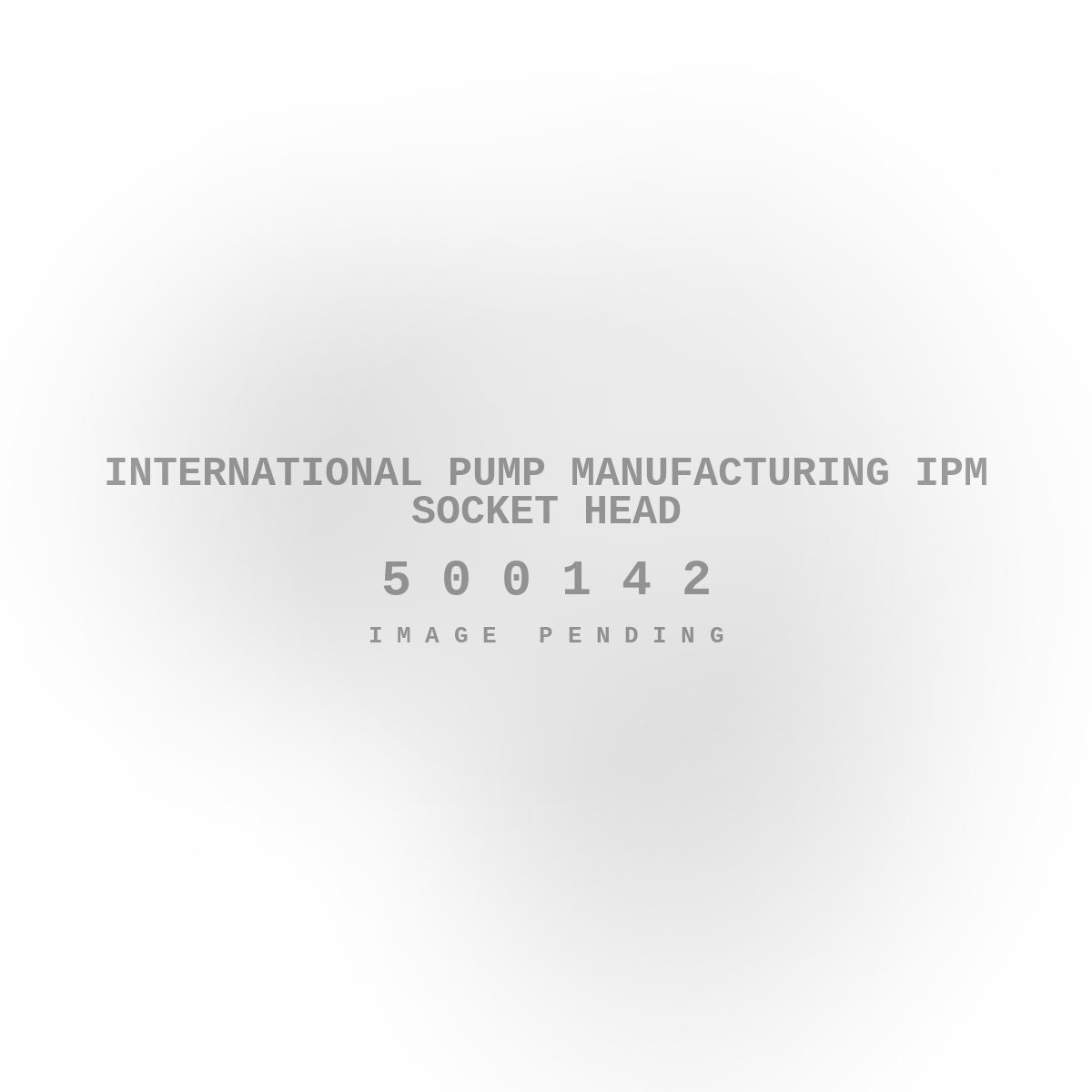International Pump Manufacturing IPM Socket Head