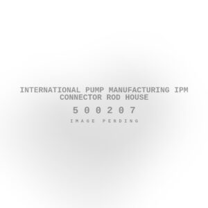 International Pump Manufacturing IPM Connector Rod House