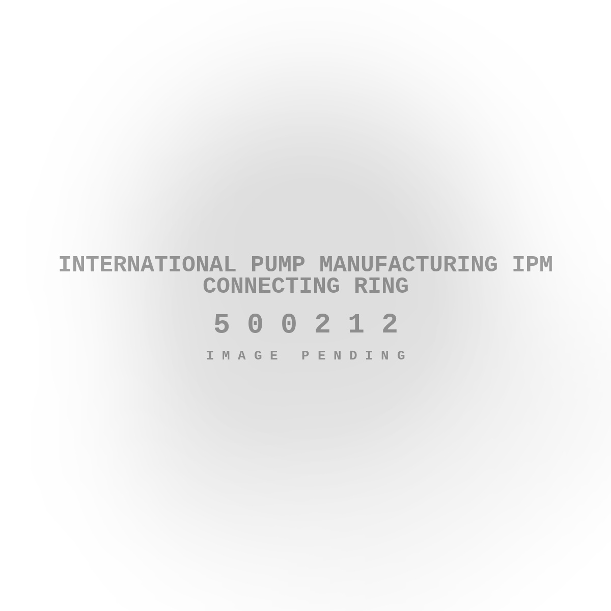 International Pump Manufacturing IPM Connecting Ring