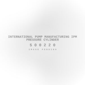 International Pump Manufacturing IPM Pressure Cylinder