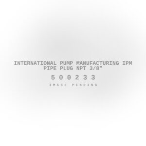International Pump Manufacturing IPM Pipe Plug NPT 3/8"