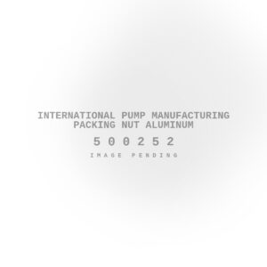 International Pump Manufacturing Packing Nut Aluminum
