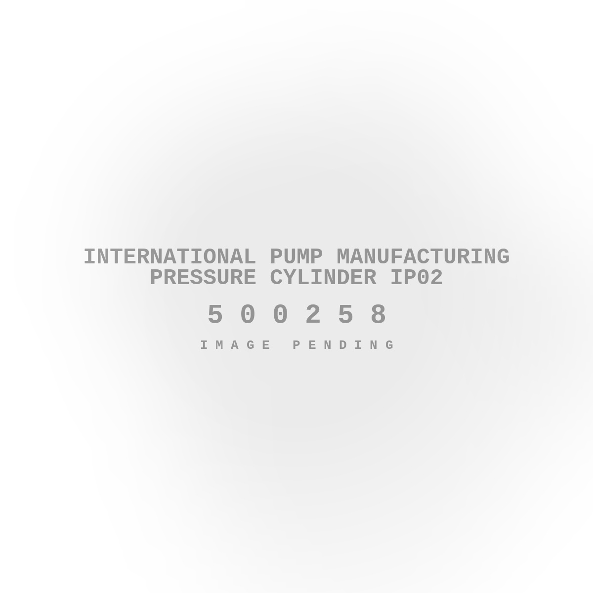 International Pump Manufacturing Pressure Cylinder IP02