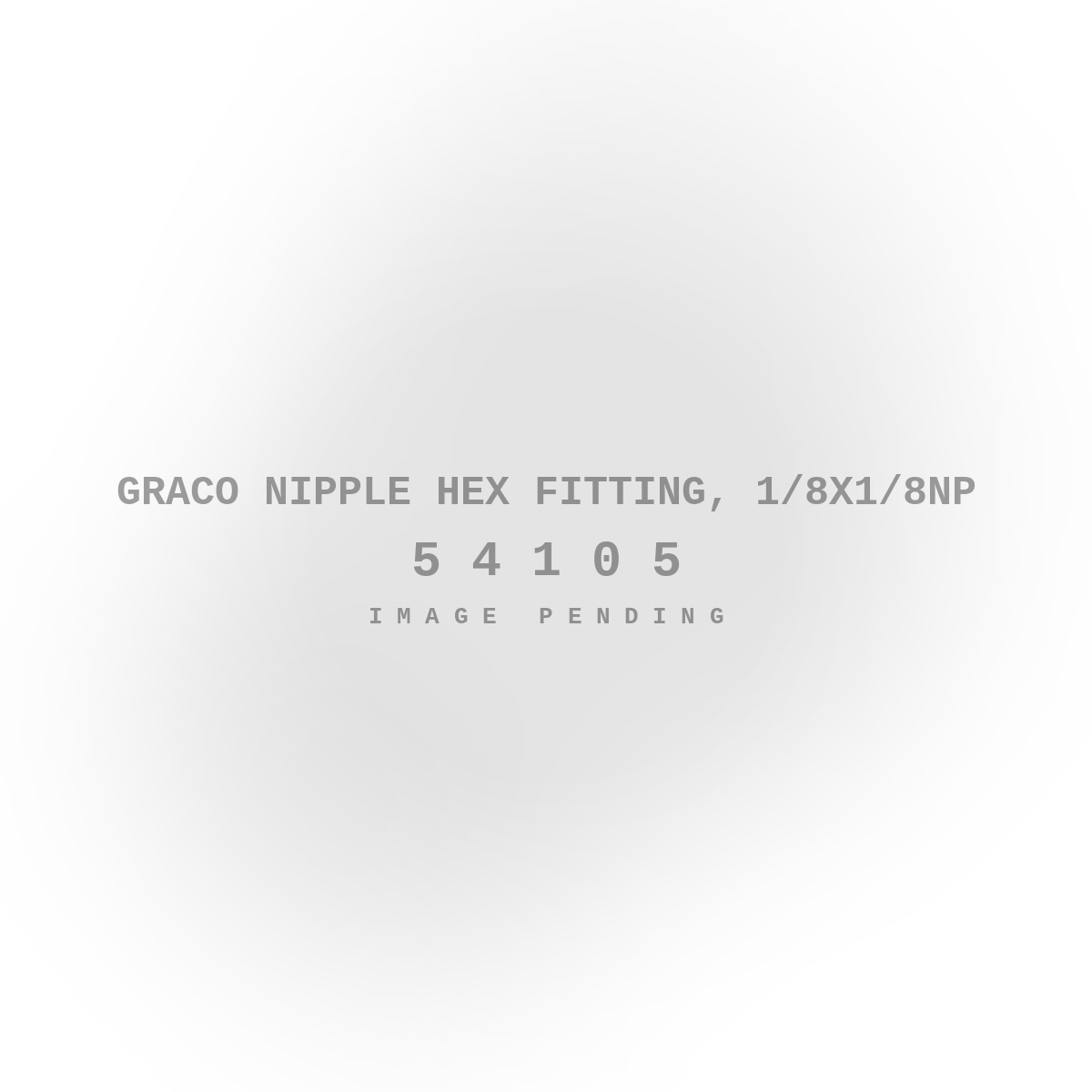 Graco Nipple Hex Fitting, 1/8X1/8NP