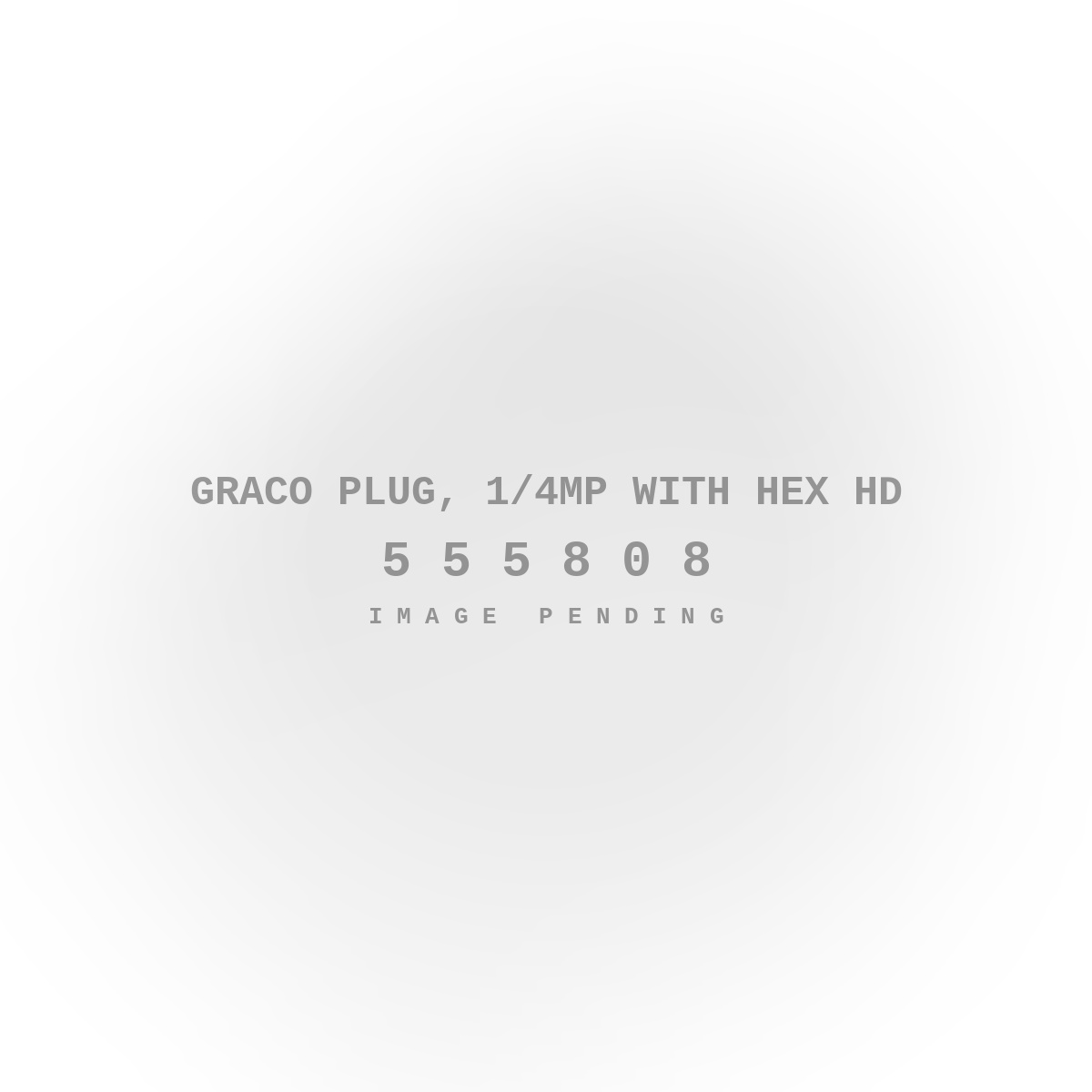 Graco Plug, 1/4MP with Hex HD