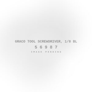 Graco Tool Screwdriver, 1/8 BL