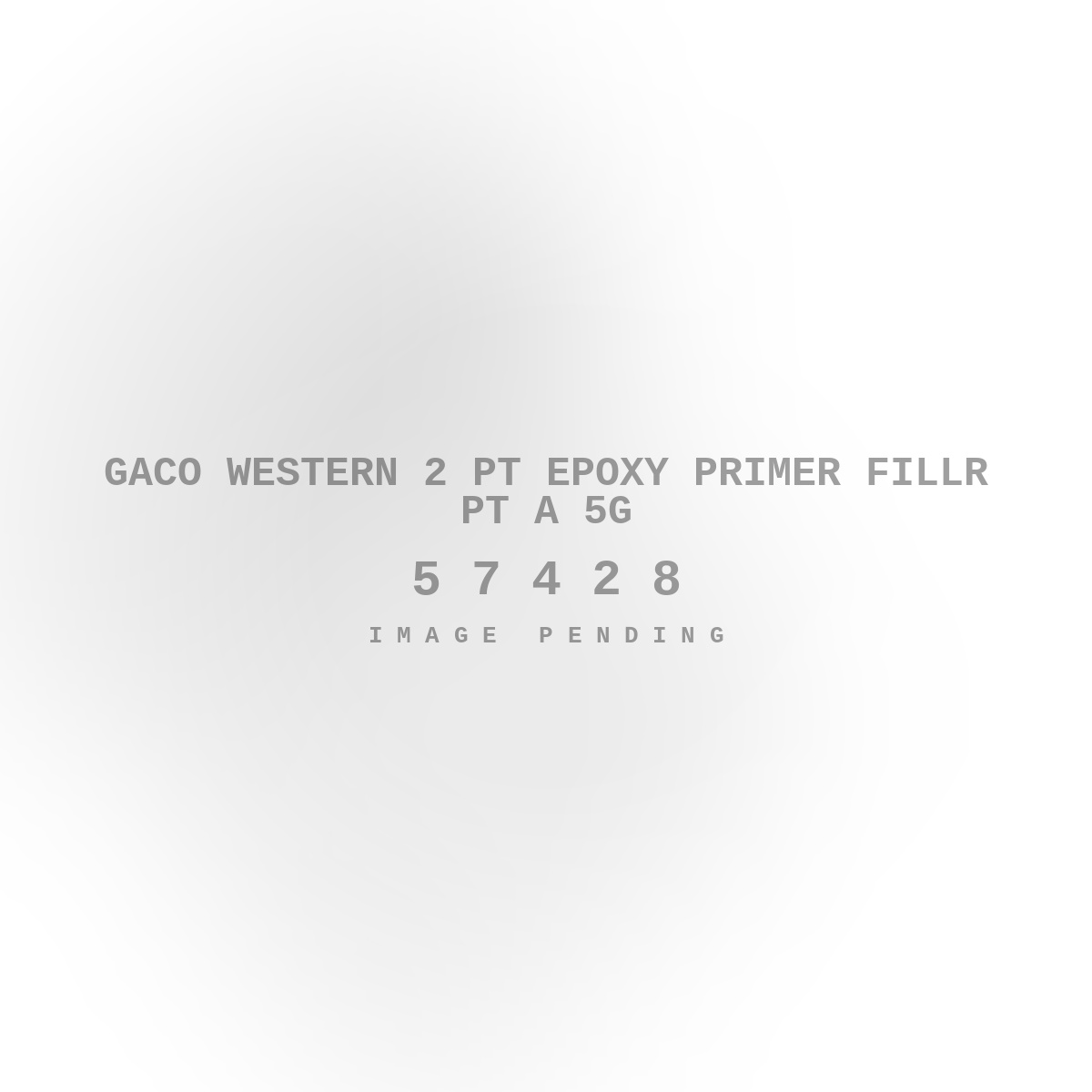 Gaco Western 2 PT Epoxy Primer Fillr Pt A 5G