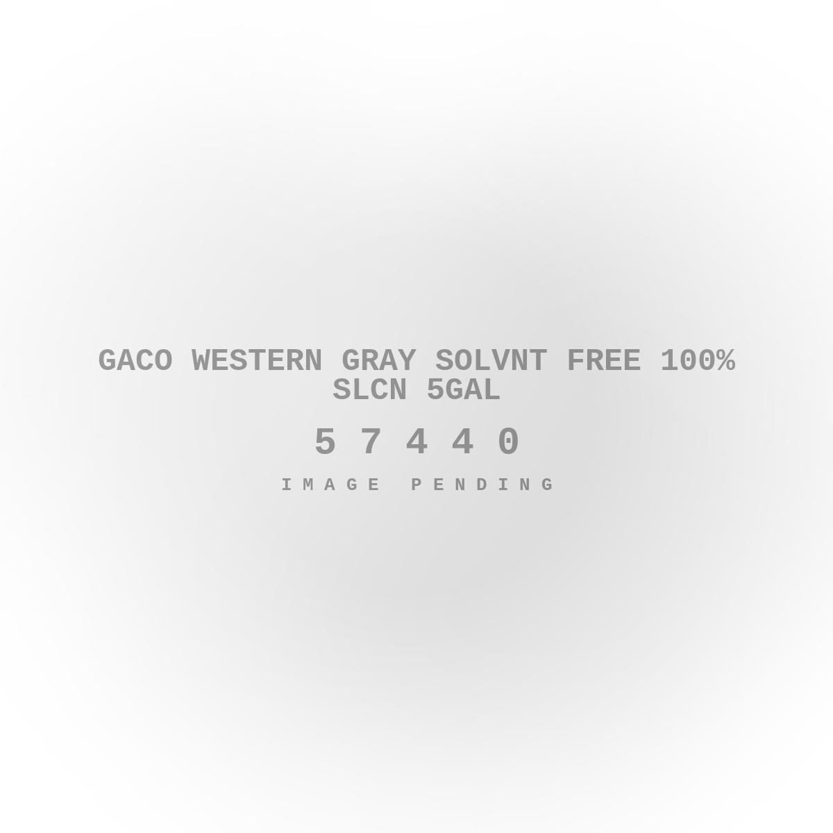 Gaco Western Gray Solvnt Free 100% Slcn 5GAL