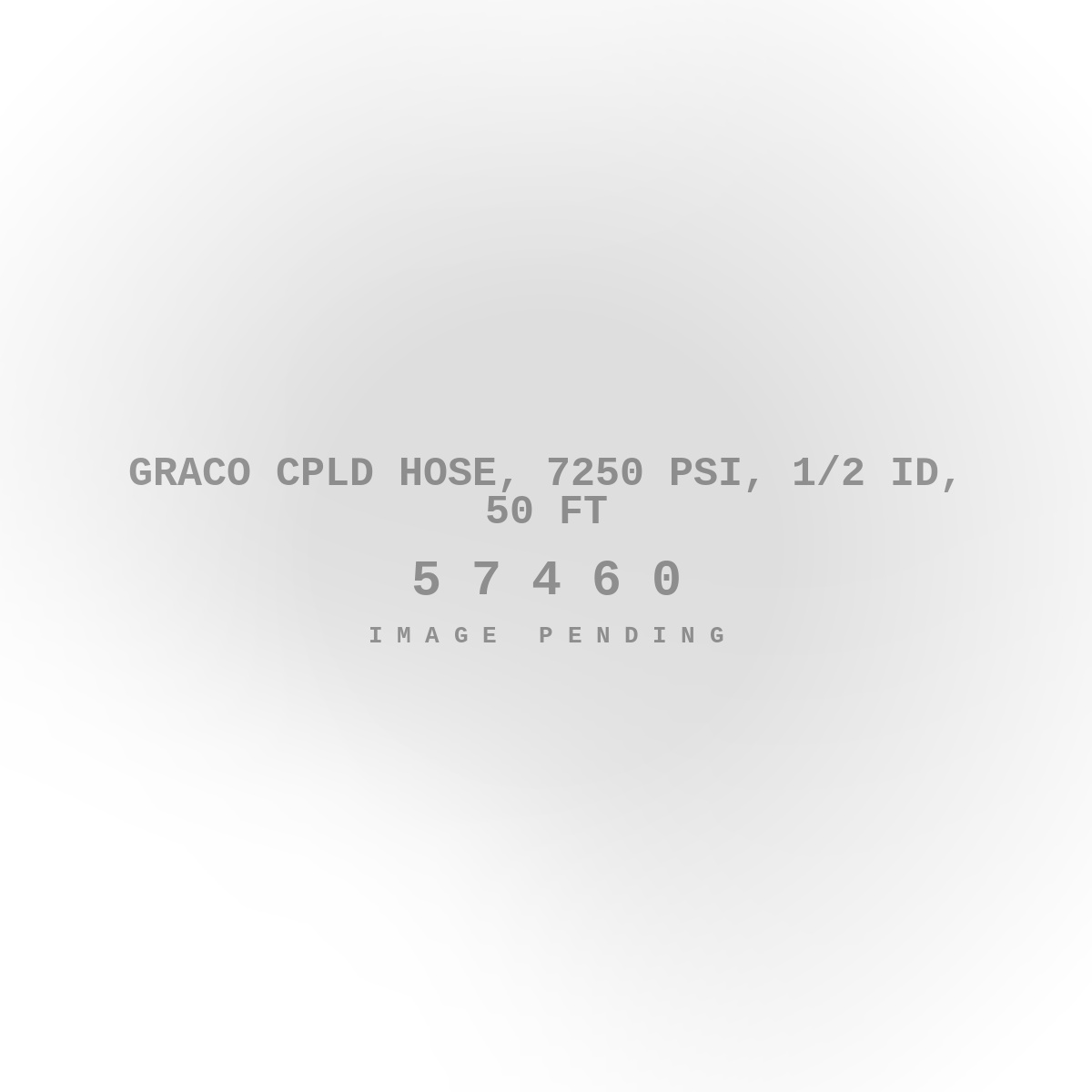 Graco Cpld Hose, 7250 PSI, 1/2 ID, 50 FT
