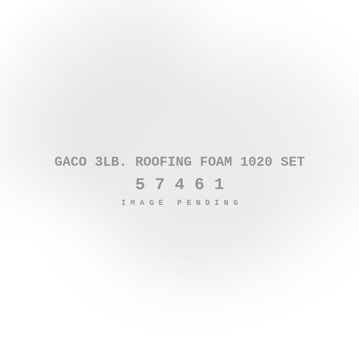 Gaco 3lb. Roofing Foam 1020 Set