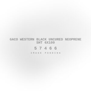 Gaco Western Black Uncured Neoprene Sht 6X100