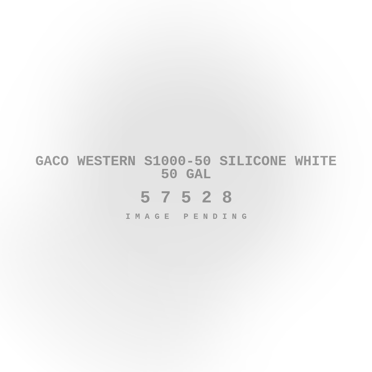 Gaco Western S1000-50 Silicone White 50 Gal