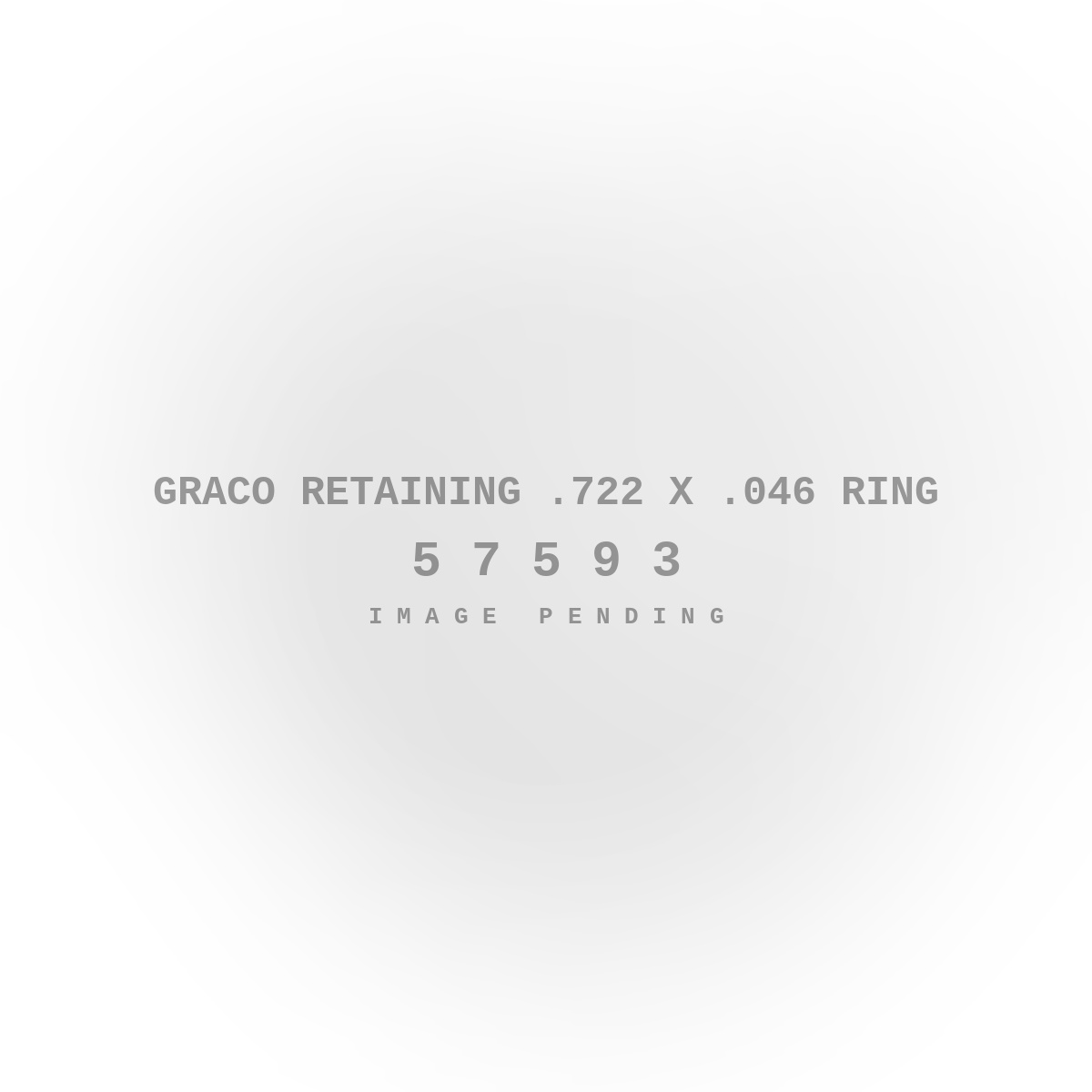 Graco Retaining .722 X .046 Ring