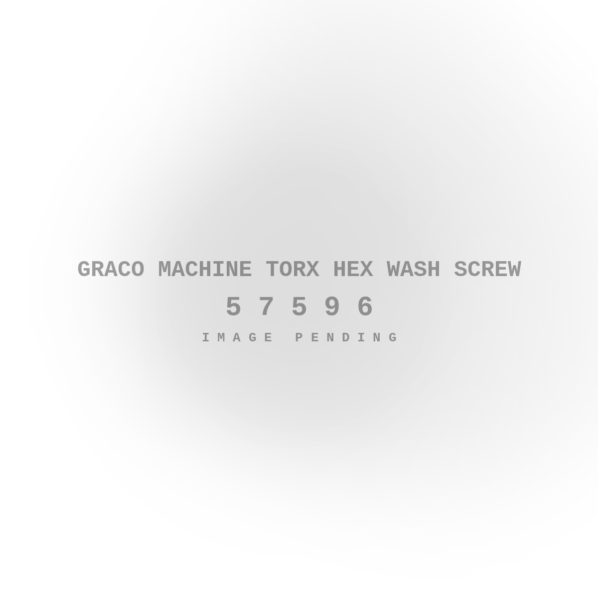 Graco Machine Torx Hex Wash Screw
