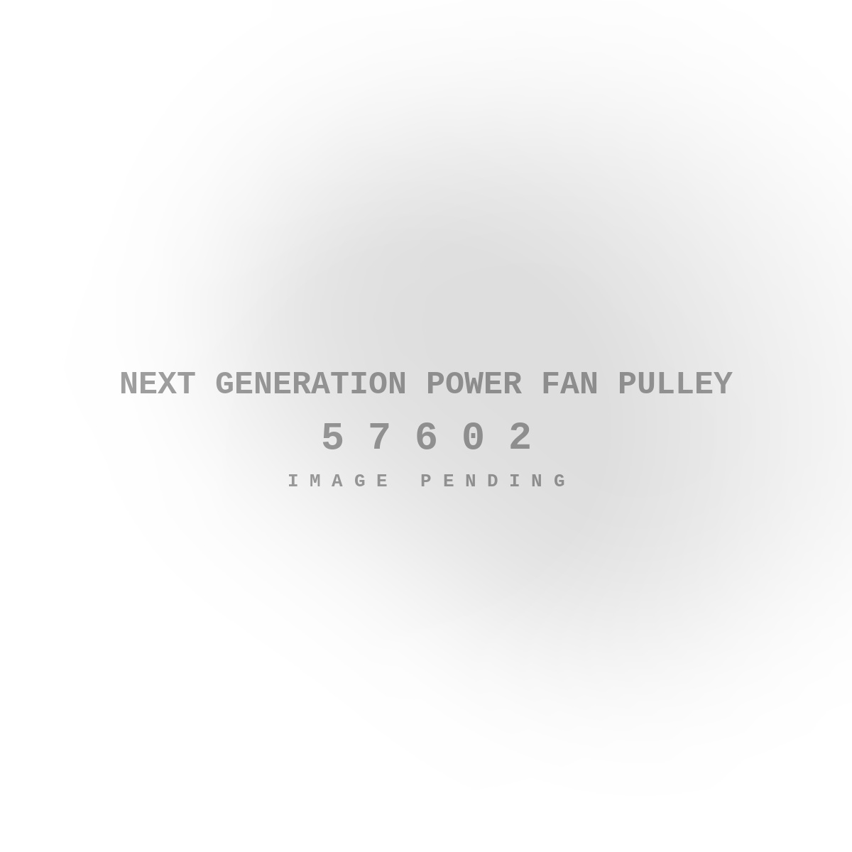 Next Generation Power Fan Pulley