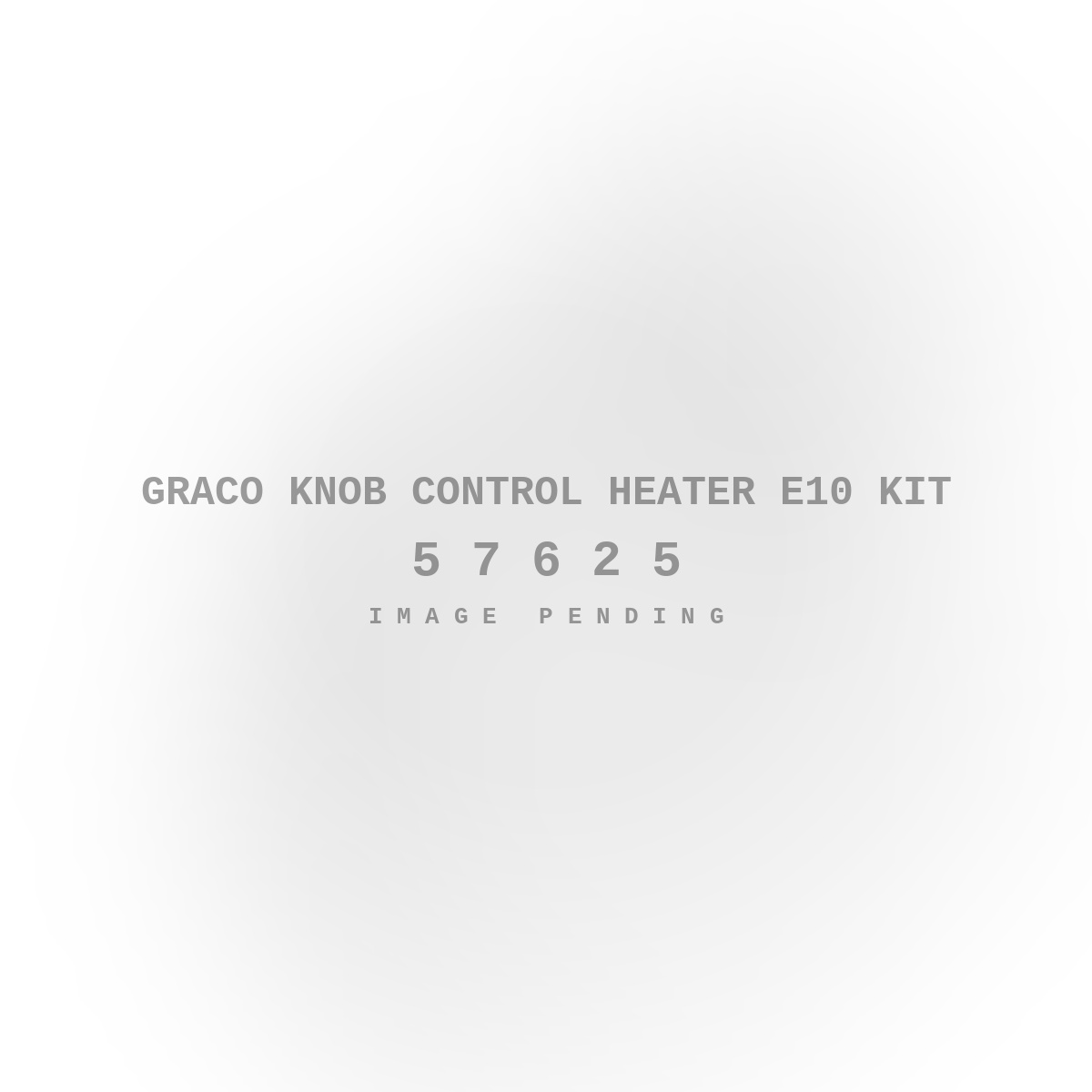 Graco Knob Control Heater E10 Kit