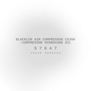 Blackler Air Compressor CS300 -Compressor Hydrovane Oil