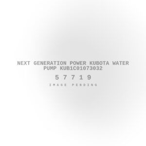 Next Generation Power Kubota Water Pump KUB1C01073032
