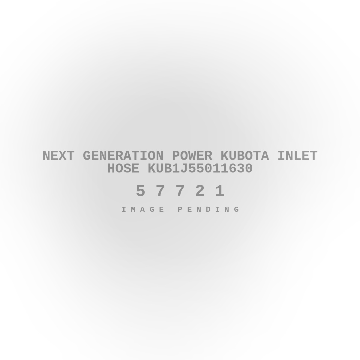 Next Generation Power Kubota Inlet Hose KUB1J55011630