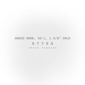 Graco Hose, 50'L, 1 3/8" Cmlk