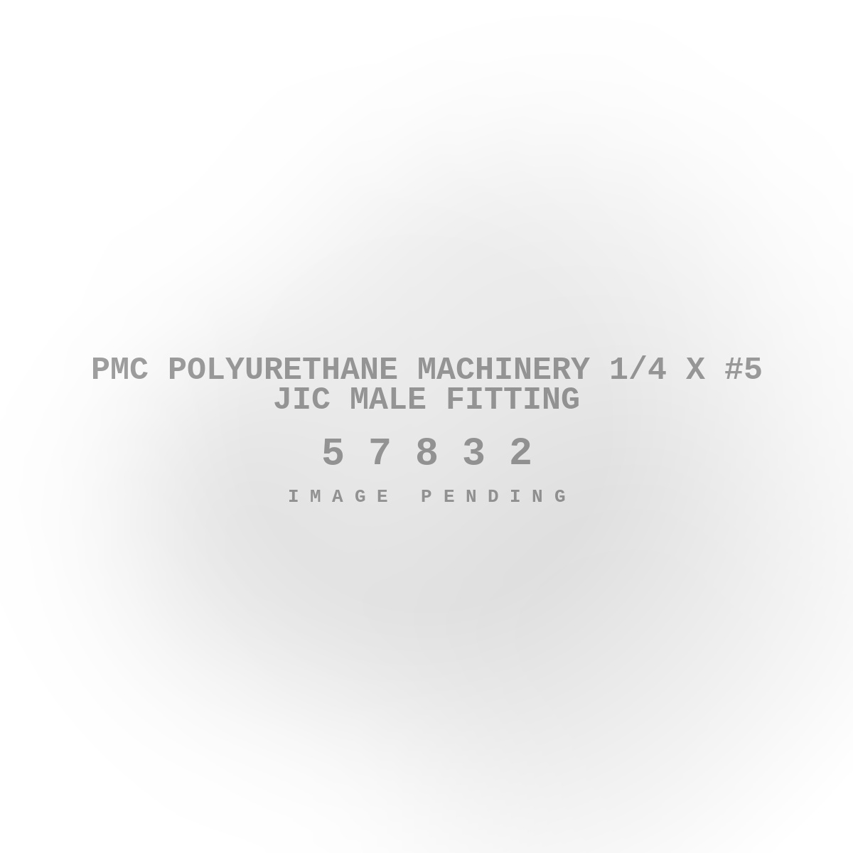 PMC Polyurethane Machinery 1/4 X #5 JIC Male Fitting