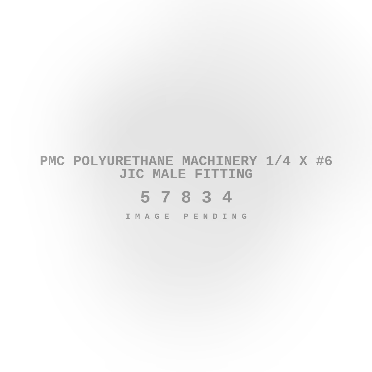PMC Polyurethane Machinery 1/4 X #6 JIC Male Fitting