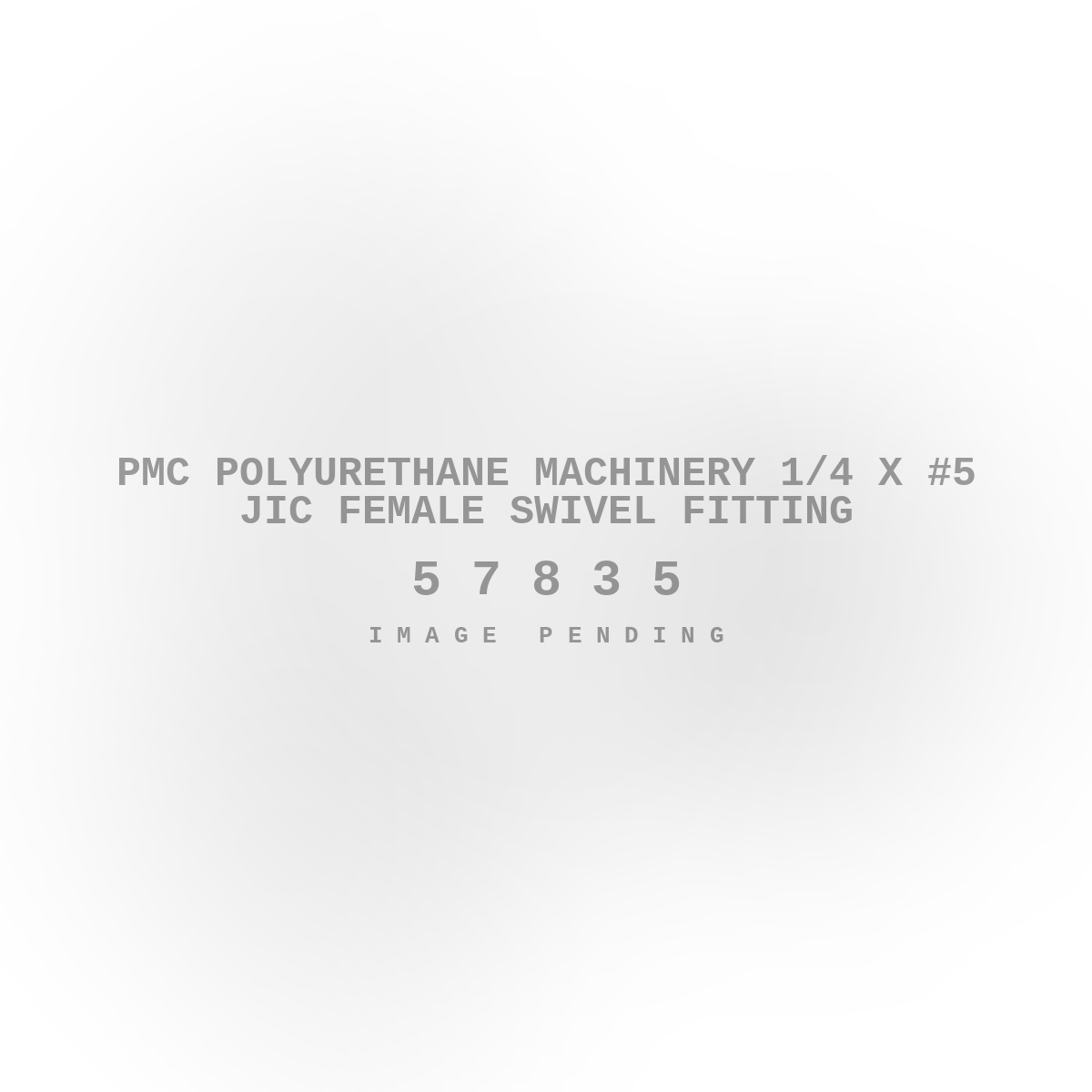 PMC Polyurethane Machinery 1/4 X #5 JIC Female Swivel Fitting