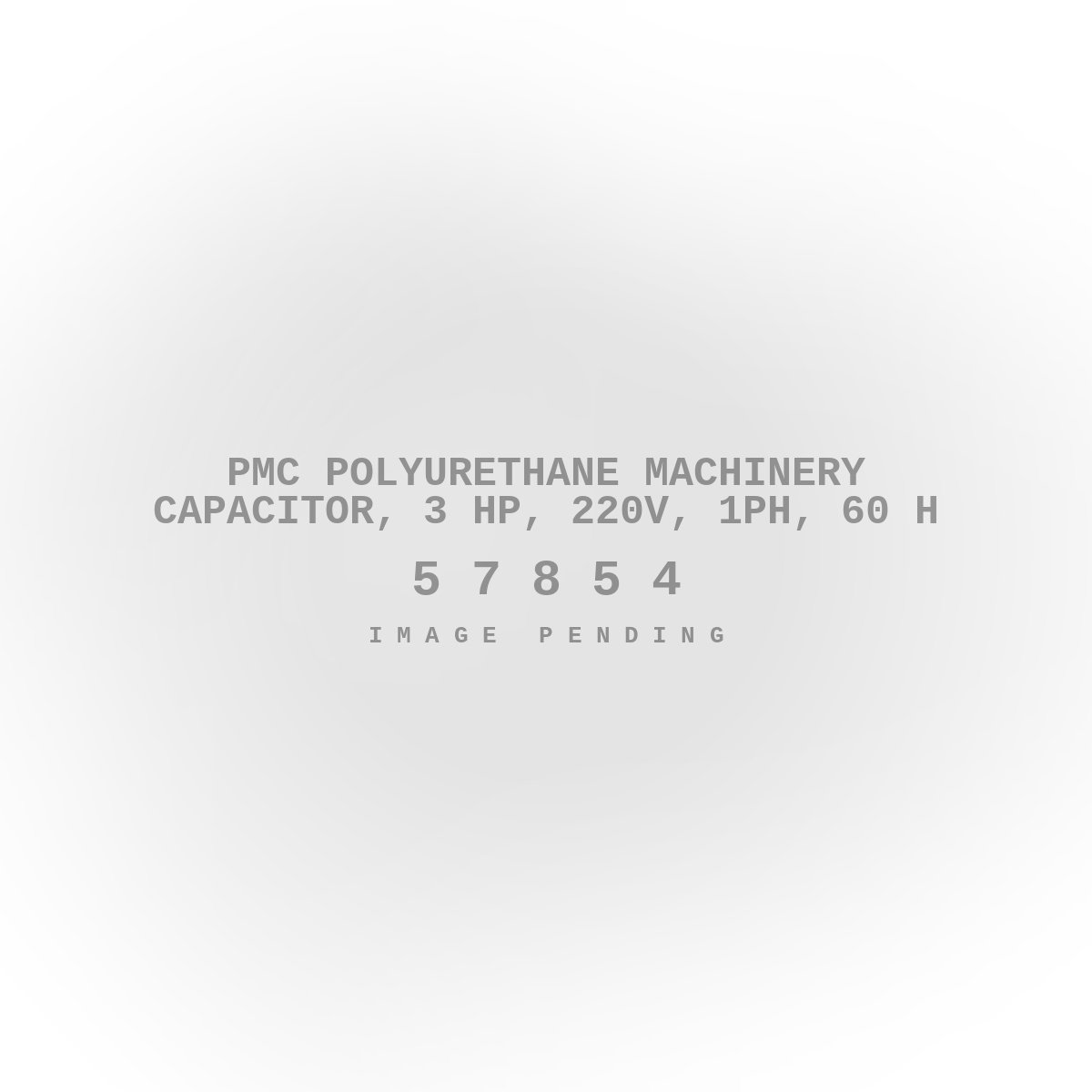 PMC Polyurethane Machinery Capacitor, 3 HP, 220v, 1ph, 60 H