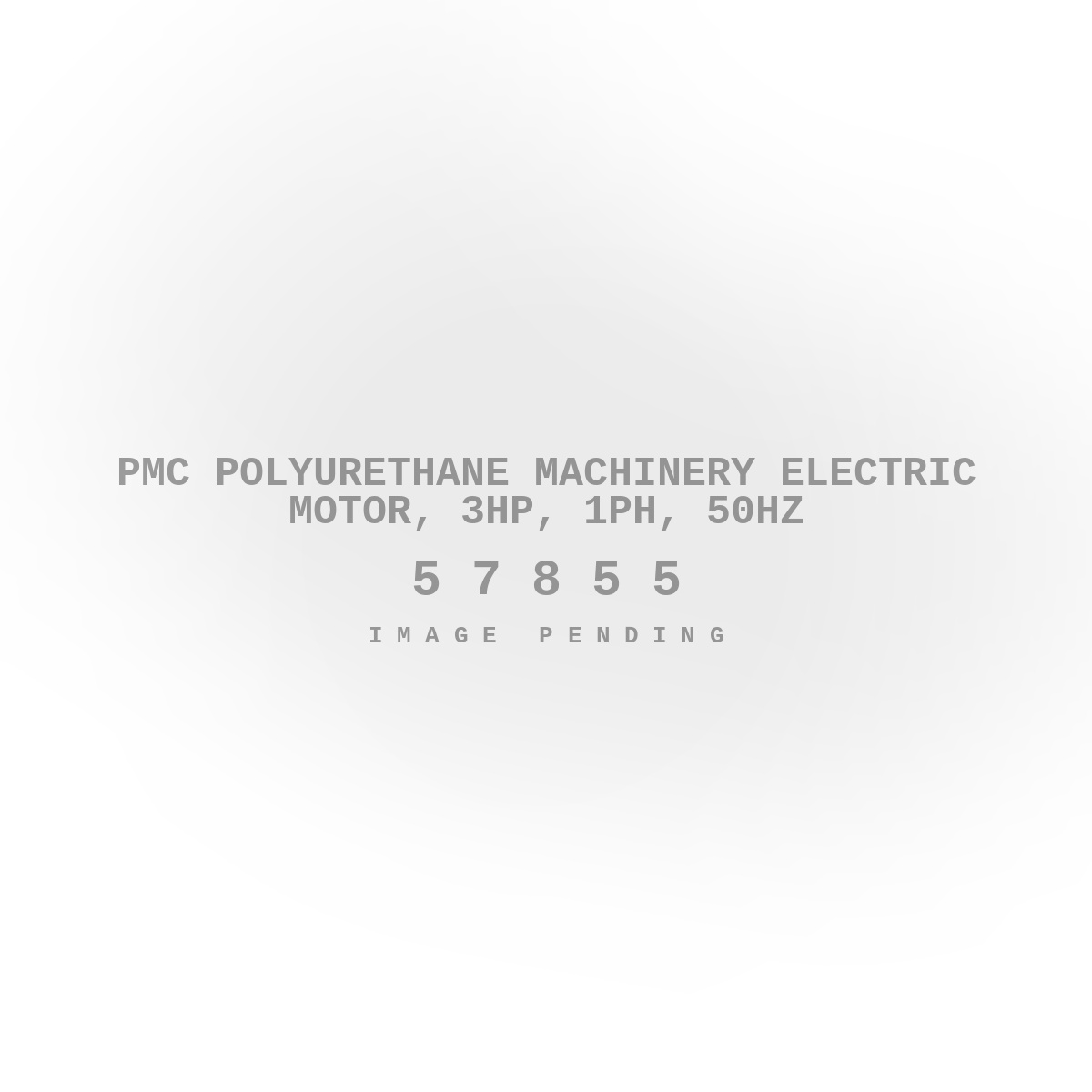 PMC Polyurethane Machinery Electric Motor, 3HP, 1ph, 50Hz