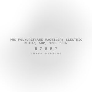 PMC Polyurethane Machinery Electric Motor, 5HP, 1ph, 50hz