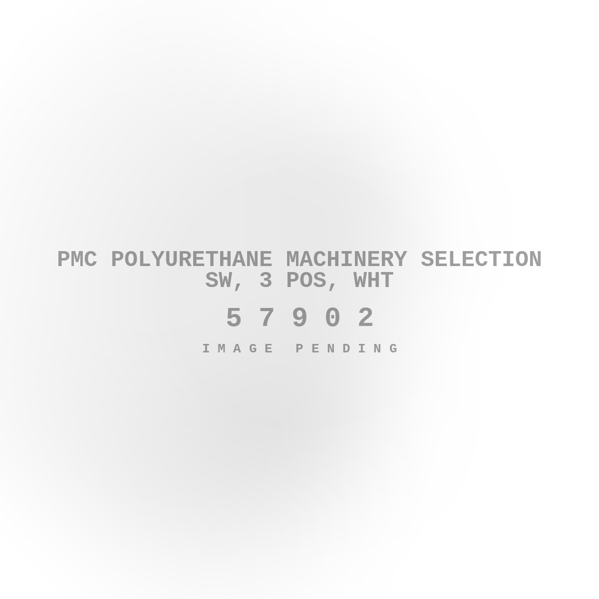 PMC Polyurethane Machinery Selection SW, 3 Pos, Wht